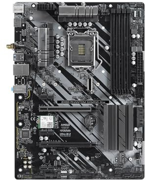 Scheda madre Scheda madre Fit For ASRock Z490 PHANTOM GAMING 4/AX supporta CPU i9-10900K i7-10700 i5 10400 i3-10300 LGA1200 DDR4 4400MHz M.2 NVME ATX