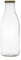 Bouchonnerie Jocondienne 1425 Bouteille Jus de Verre Transparent et Couvercle Doré 8,5 x 8,5 x 26 cm 1 L