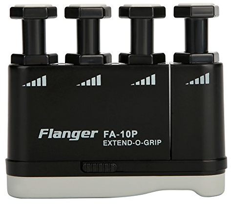 Tbest fingertrainer für Gitarre verstellbar,Gitarren Trainer,Gitarre Fingertrainer Handtrainer für Gitarre Klavier, Gitarren Finger Exerciser Griff Trainer Strengther Musikinstrumente Zubehör