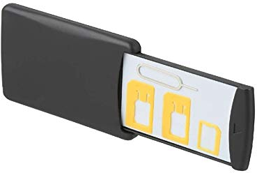 CARD DEVIL KBL-M1 Universal Mobile SIM & Speicherkarten Aufbewahrungsbox inkl. 3 Adapter & SIM-Karten-Auswurfstift