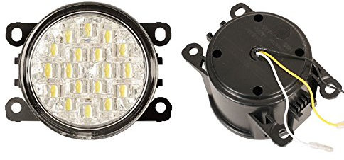 LED Tagfahrlicht ohne Dimmfunktion rund 90mm Durchmesser