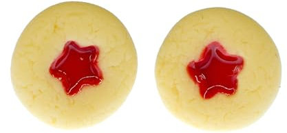Miniblings Keks Sternchen Ohrstecker Plätzchen Stern Butterkeks Kekse backen Weihnachten Hänger - Handmade Modeschmuck I Ohrringe Stecker Ohrschmuck