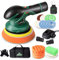 BATOCA - Cordless Car Buffer Polisher - with 12V Lithium Rechargeable Battery Brushless Polisher with Variable Speed, 2pcs 2.0Ah Portable Wireless Buffer Kit for Buffer/Polisher/Sander