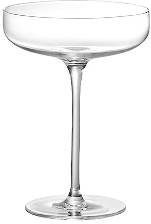 1 x Sektbecher Champagnerbecher Untertasse Coupe Glass Kelch Sekt Sekt Glas für Zuhause Restaurant