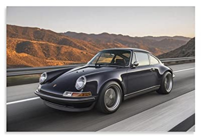 Supercar Poster Porsche 911 Leinwand-Poster und Wandkunstdruck, modernes Familienzimmer, Dekoration, 40 x 60 cm