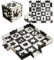 MUSOLEI Puzzlematte Baby Puzzle Matte Boden Kinder Spielmatte Kinderspielteppich mit Zaun Eva Schaumstoff Schadstofffrei XXL Baby Krabbelmatte 36 Stücke rutschfest 142×142×1cm schwarz, Modell 03