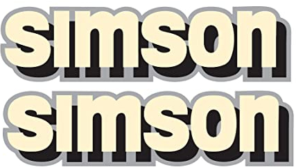 Dekorsatz Simson S51 Retro Aufkleber Set Tank