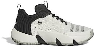 adidas Unisex Trae Unlimited Shoes Basketball-Schuhe, Cloud White/Carbon/Metal Grey, 45 1/3 EU