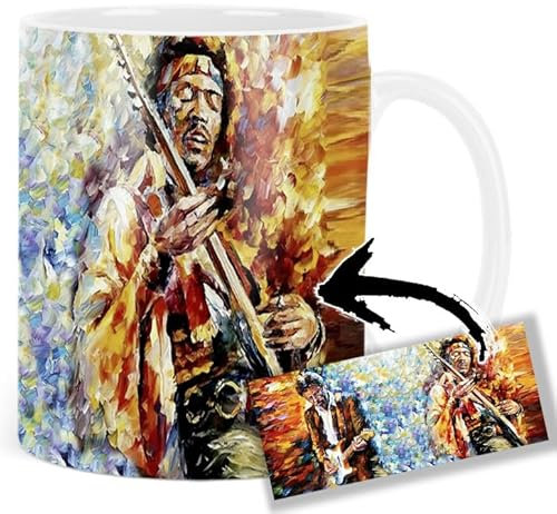 Eric Clapton & Jimi Hendrix Tasse Keramikbecher Mug