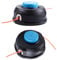 JTEYINH 2 Stück 128LD Trimmerkopf, passend für Husqvarna T25 122L 124L, 125L, 125LDx, 128L, 128LD, 128LDx, 128R, 128RJ, 223L, 223R gebogene gerade Schäfte Trimmer Unkrautfresser ersetzt 966674401 und