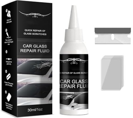 Car Glass Repair Fluid,Automotive Glass Repair Adhesive,Windscreen Repair Kit,Car Windscreen Repair Kit,Automotive Glass Nano Repair Fluid,Windscreen Scratch Remover Kit,Cracked Glass Repair Kit