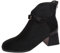 Generico Scarpe Impermeabili Donna Tronchetti Donna Bassi Stivaletti alla Caviglia con Fibbia alla Cintura alla Primavera Autunno Inverno da Donna, con Tacco Stivali Alti Stivali Pioggia (Black, 37)