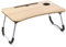 Mesa de Ordenador Portátil para Sofá, Bandeja Plegable para Cama, Mesita de Desayuno con Portavasos Multifunción (Madera)