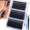 Fluffy Cluster Lashes Kit 10-18mm Individual Eyelashes Kit 60D-100D Volume Eyelash Clusters Thick Tatti Lashes Individual Cluster DIY Eyelashes with Bond and Seal Lash Glue Lash Tweezers by CORUSCATE