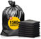 Chef Royale 50x 50L Black Bin Bags for Indoor and Outdoor Use Heavy - Duty Bin Liners Rubbish Trash Bags for Daily use Use - Household,Office - Kitchen & Caterers Recyclable Refuse Sacks (50)