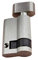 Cylindre de Serrure 30x40,Barillet Serrure Standard 45mm porte de porte demi-cylindre poussoir simple ouverte avec poignée verrouillage pour la porte en bois de salle de bain