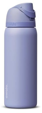 Owala FreeSip Stainless Steel Water Bottle, Out of the Blue, 32oz