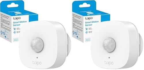 Tapo T100 Smart Motion Sensor, Motion Detectors, Wide Range Detection, Instant Alerts, Hands-Free Motion-Activated Lighting, Energy Saving, Hub Required, Battery Included(Packaging may vary)