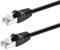 Monoprice Cat6A Ethernet Patch Cable - 75 Feet - Black | Network Internet Cord - RJ45, 550Mhz, STP, Pure Bare Copper Wire, 10G, 26AWG
