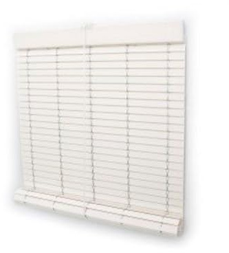 Jardin202 - Persiana enrrollable Blanca PVC | 137 x 130 cm -