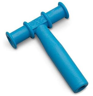 ATC Handels GmbH Chewy Tubes in unterschiedlichen Stärken - Innovative Hilfsmittel für die Mundmotorik und Entwicklung der oralen Fähigkeiten (normal, blau)