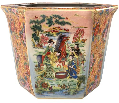Red Lantern Oriental Furniture Porzellan-Blumentopf, 25,4 cm