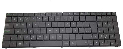 RTDPART Clavier pour Ordinateur Portable ASUS N61 N61DA N61J N61V N53J N53S N73JQ CA Canada Gray V118546BK1 EF 04GNZX1KCB00-1 04GNZX1KCB00-2 AENJ2K00120 MP-10A76CU6528 0KN0-IP1CB02 04GNZX1KCB00-2