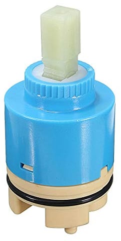 Faucet Valve, Ceramic Cartridge Faucet Cartridge Mixer Kitchen Bath Basin Shower Faucet Accessories for Kitchen Faucet, Bathroom Faucet, etc.(Type-B:40MM,1PCS)
