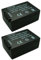 Trade-Shop Camera Li-Ion Battery Replacement for Panasonic DMC-BMB9 DMW-BMB9E / Leica BP-DC9 / BP-DC9E Digital Camera 7.4 V Pack of 2