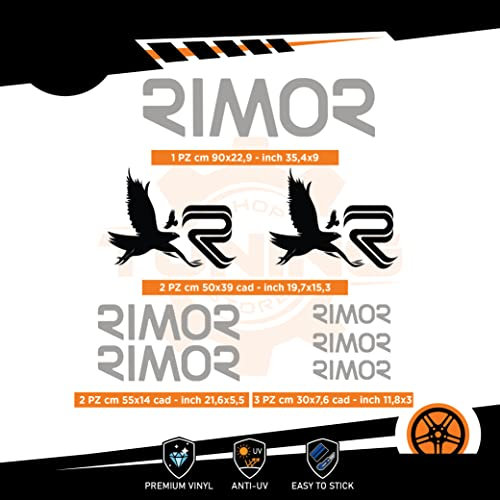Generico Aufkleber-Set für Camper Rimor - Version C