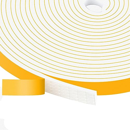 YIMIKI Dichtband Selbstklebend 12mm(B) x3mm(D), Wasserdicht Türdichtungen Gummidichtung, Band zum Abdichten zur Schalldämmung und Kollisionsschutz, Moosgummi Gegen Kalte Zugluft/Staubdicht, Gesamt 15M
