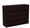 MRBLS Kommode mit 8 Schubladen Sideboard Schubladenschrank Kleiderschrank Modern Möbel mit Schubladen für Ihr Schlafzimmer (Wenge) – 120 x 92,5 x 33,5 cm (B/H/T)