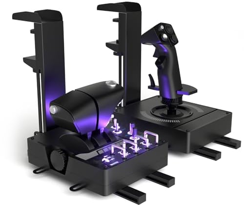 DIWANGUS Joystick - Soporte de mesa para Thrustmaster T.16000M FCS HOTAS, sin instalación Hotas Soporte de mesa para Logitech X56/X52/X52 Pro (1 unidad)