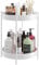 EKNITEY Bathroom Vanity Countertop Organiser - 2 Tier Makeup Counter Organizer Small Tiered Trays for Home and Kitchen