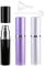 Zingso 3 Stück 6ml Parfümzerstäuber Nachfüllbar Flaschen Reise Mini Portable leere Sprühflasche mit Trichter und Pipette (Schwarz + Silber + Dunkelblau) (6ml(Schwarz + Lila + Silber))