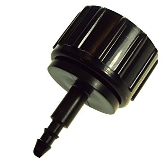 Garden watering hosepipe connector/adaptor/joiner to 4/6mm micro irrigation pipe (4mm barb -3/42 bspf adaptor)