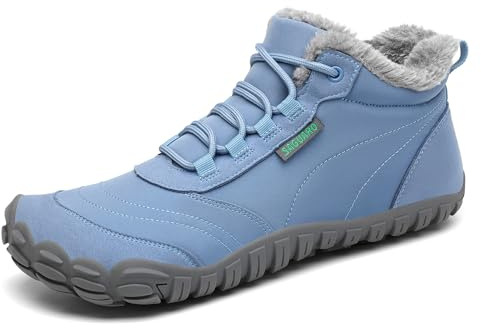 SAGUARO Barefoot Scarpe Invernali Caldo Stivali Neve per Uomo Donna,Gr.36-48