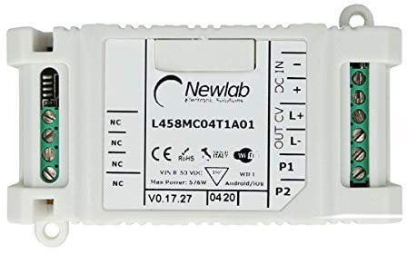 NEWLAB WIFI-CV, Led Dimmer 12V 24V 48V 12A, Ingresso WIFI e Pulsante Push, Compatibile Con Alexa e Google Home, Made In Italy