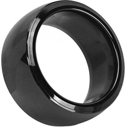 Oumefar R4 Smart Ring, Szenariobenachrichtigung Wasserdichter Keramik-NFC-Ring mit geringer Wärmeleitfähigkeit, tragbar für iOS-Telefone(Größe 8)