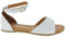 Andrea Conti Damen Sandalette Sandale, weiß, 41 EU