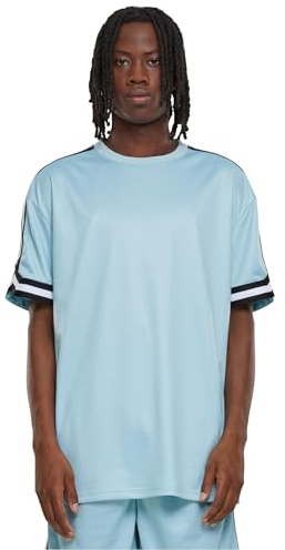 Urban Classics Herren Oversized Stripes Mesh Tee