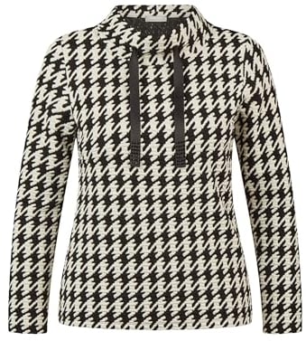 Rabe Sweatshirt Gemustert in Schwarz für Damen