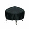 Housse ronde en tissu Oxford pour barbecue extérieur Fibre de polyester 120 x 20 cm