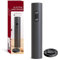 Tire Bouchon Électrique Ouvre Bouteille Automatique Décapsuleur pour Vin Professionnel pour Amateurs de Vins Cadeau (Noir, Ouvre-bouteille avec Coupe-Capsule, Fonctionne avec Batterie)