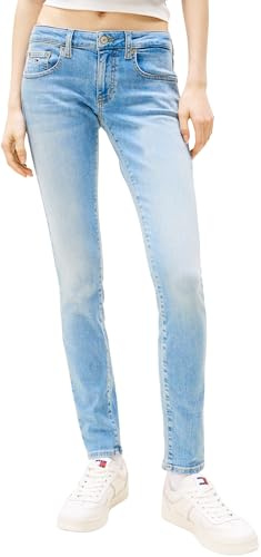Tommy Jeans Damen Jeans Hose Sophie Skinny Low Waist, Blau (Denim Light), 32W/26L
