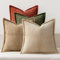 MIULEE 4er Set Kordsamt Kissenbezüge Weich Dekokissen Dekorativ Kissenbezug Modern Kissenhülle Sofakissen Zierkissen Couchkissen für Wohnzimmer Schlafzimmer Braun Grün Serie 50x50 cm