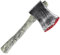 Gefälschte Axe 5x12in Bloody Prop Axe Vintage Realistische Spielzeug Axt mit Griffplastik Axt für Cosplay, Kostüm, Streich, Halloween -Requisiten Maskerade Dress -up -Vorräte