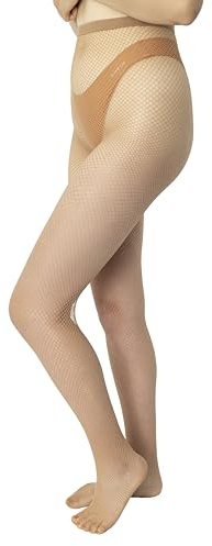 MANA MANA Collants Résille Pour Femme, Collants Résille Sans Couture, Collants Taille Haute Pour Femmes, Bas Collants Cuisse, Fabriqués En Italie