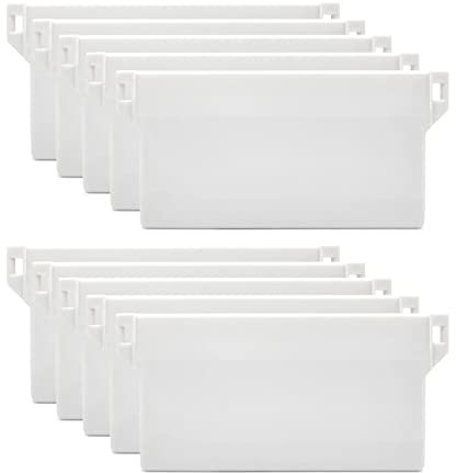 10 Pcs Vertical Blind Weights Replacement Vertical Blind Replacement Bottom Slats Spares 89 mm/ 3.5 Inches and Home Office Vertical Blinds Accessories, White