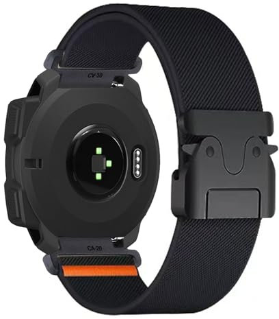 Elastisches Nylon Armbänder für Garmin Instinct/Instinct Esports/Solar/Tide/Tactical Armband, Stoff Sport Band für Damen Herren mit Metallschnalle Ersatzarmband mit Garmin Instinct Uhrenarmband (7)